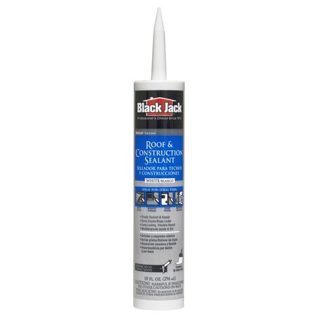 BLACK JACK Gloss White Elastomeric Roof Sealant 10.1 oz 5227-1-61